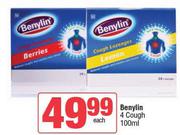 Benylin 4 Cough-100ml Each