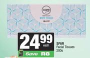 Spar Facial Tissues-200s Each