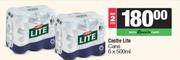 Castle Lite Cans-For 2 x 6 x 500ml
