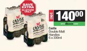 Castle Double Malt Handies-For 2 x 6 x 330ml