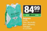 Belgravia 0.0% Non Alcoholic Handies-6 x 275ml Per Pack