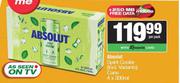 Absolut Spirit Cooler Cans-4 x 300ml