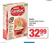 Nestle Cerelac Baby Cereal With Milk-200g Each