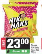 Simba Nik Naks Assorted-For 2 x 135g