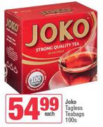 Joko Tagless Teabags-100s Pack