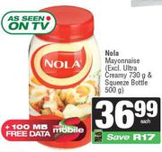 Nola Mayonniase (Excluding Creamy 730gm & Squeeze Bottle 500gm)
