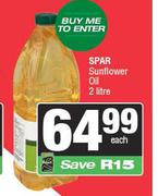 Spar Sunflower Oil-2L Each