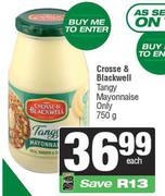 Crosse & Blackwell Tangy Mayonnaise Only-750g Each