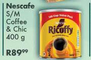 Nescafe S/M Coffee & Chic-400g