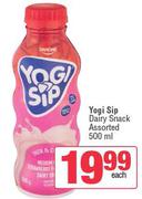 Yogi Sip Dairy Snack Assorted-500ml Each