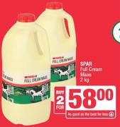 Spar Full Cream Maas-For 2 x 2Kg 