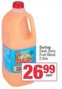 Darling Dash Dairy Fruit Blend-2L Each