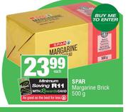 Spar Margarine Brick-500g Each