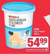 Spar Feta Cheese-400g Each