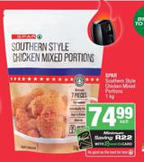 Spar Southern Style Chicken Mixed Portions-1Kg Each