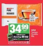 Spar Teabags Rooibos-80s Each