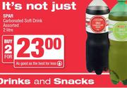 Spar Carbonated Soft Drink Assorted-For 2 x 2ltr