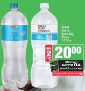 Spar Still Or Sparkling Water-For 2 x 1.5Ltr