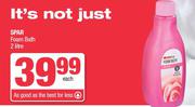 Spar Foam Bath-2Ltr 