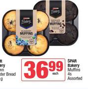 Spar Bakery Muffins Assorted-4s Each