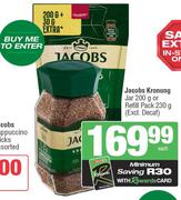 Jacobs Kronung Jar 200g Or Refill Pack 230g-Each
