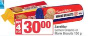 SaveMor Lemon Creams Or Marie Biscuits 150g-For 4