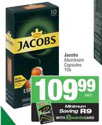 Jacobs Aluminium Capsules-10s Each