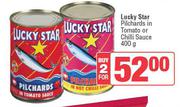 Lucky Star Pilchards In Tomato Or Chilli Sauce-For 2 x 400g