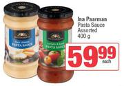 Ina Paarman Pasta Sauce Assorted-400g Each