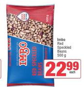 Imbo Red Speckled Beans-500g Each
