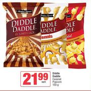 Diddle Daddle Caramel Popcorn-150g Each