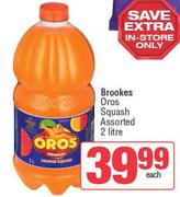 Brookes Oros Squash Assorted-2L Each