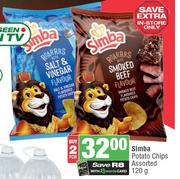Simba Potato Chips Assorted-For 2 x 120g
