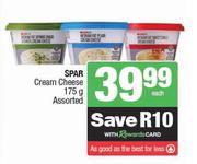 Spar Cream Cheese Assorted-175g Each