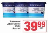 Lancewood Cottage Cheese Assorted-250g Each