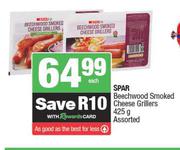 Spar Beachwood Smoked Cheese Grillers Assorted-425g Each