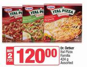 Dr.Oetker Ital Pizza Familia Assorted-For 2 x 424g
