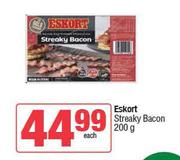 Eskort Streaky Bacon-200g Each