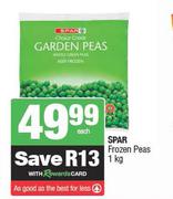 Spar Frozen Peas-1Kg Each