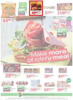 SUPERSPAR Western Cape : Super Savings (22 July - 06 August 2025), page 14