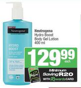 Neutrogena Hydro Boost Body Gel Lotion-400ml Each