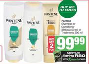 Pantene Shampoo Or Conditioner 360ml/400ml Or Treatments 200ml-For 2