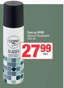 Care By Spar Aerosol Deodorant-150ml Each