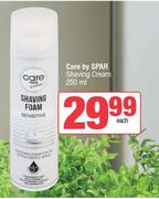 Care By Spar Shaving Cream-250ml Each