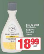 Care By Spar Nail Polish Remover Assorted-100ml Each