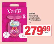 Gillette Venus Snap Extra Smooth Womens Razor-1S Each