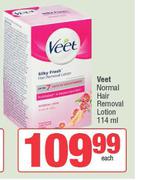 Veet Normal Hair Removal Lotion-114ml Each