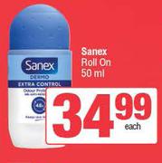 Sanex Roll On-50ml Each
