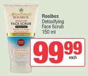 African Extracts Rooibos Detoxifying Face Scrub-150ml Each