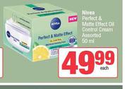 Nivea Perfect & Matte Effect Oil Control Cream-50ml Each